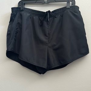 RBX Women's Black Athletic Shorts with Drawstring Size XL